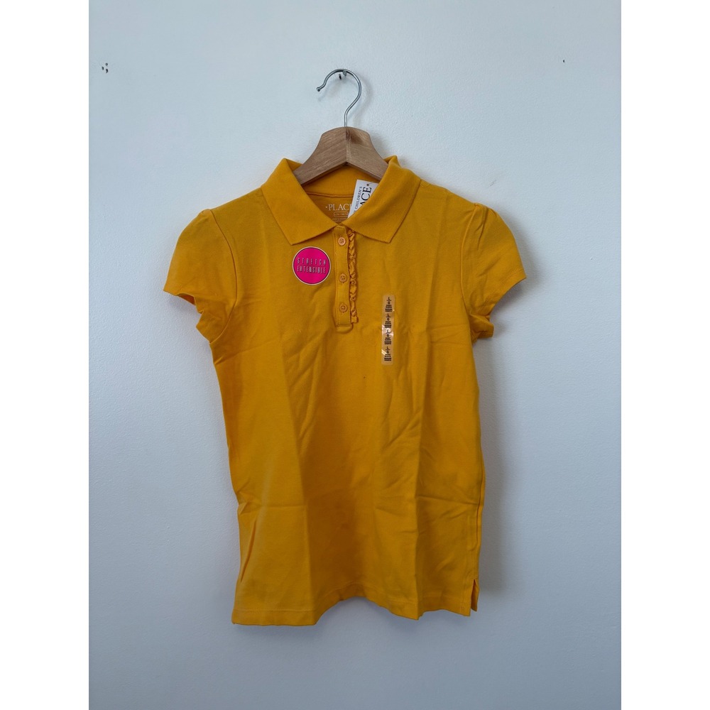 The Children's Place Girls' Polo‎ – Yellow – Large – NWT